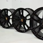 19″ Porsche Boxster Cayman Black Factory OEM wheels