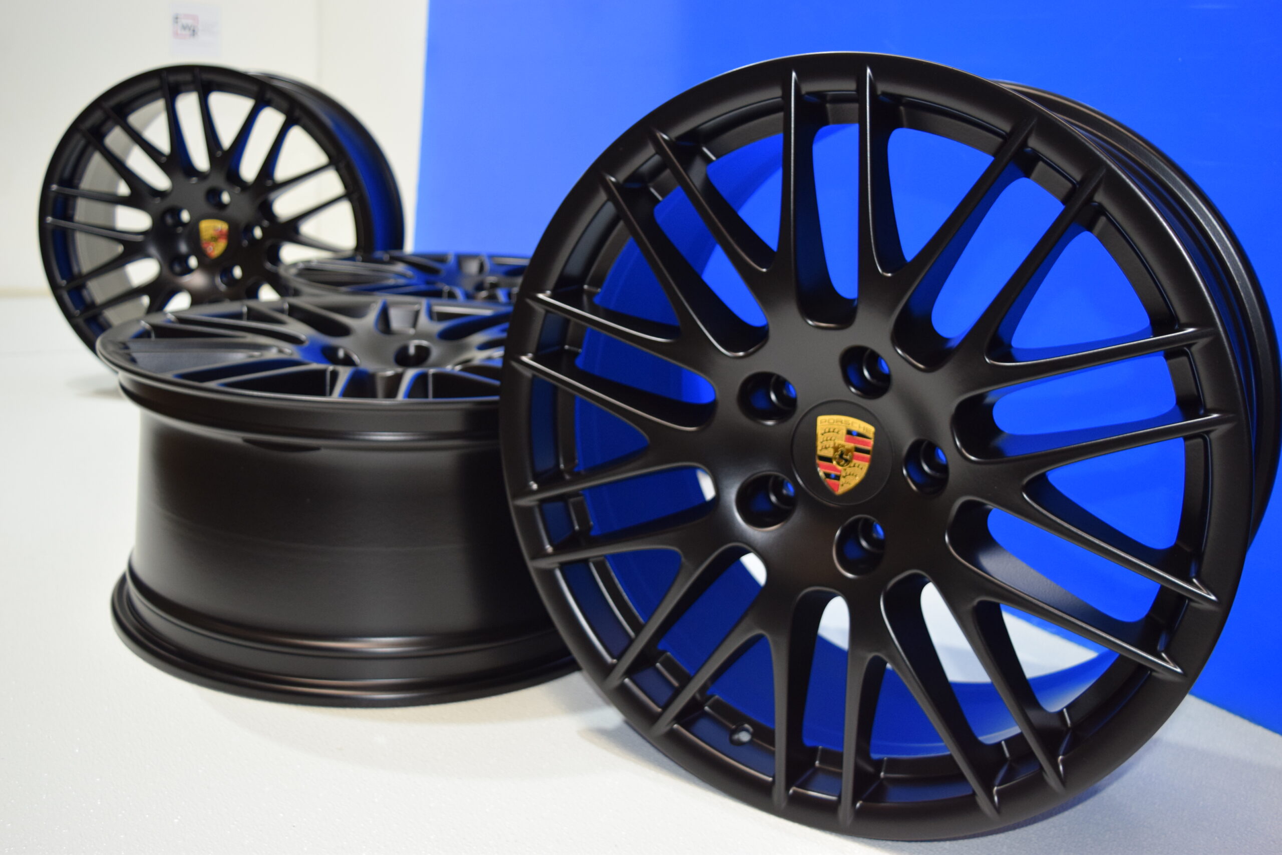 20″ Porsche Cayenne RS Spyder Factory OEM Black Wheels
