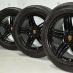 19” Porsche Macan Factory OEM Wheels Rims Tires Black Original BBS 2017-2023