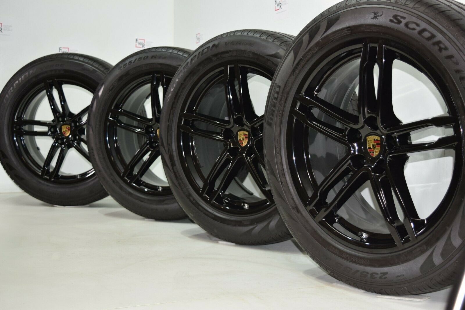 19” Porsche Macan Factory OEM Wheels Black Tires Original Set 2016 2017 2018
