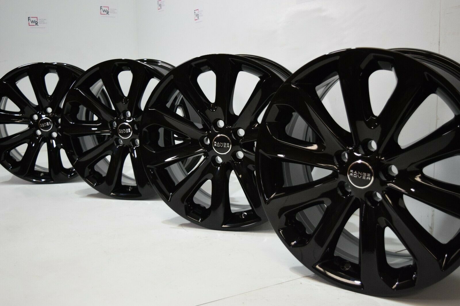 20″ Range Rover Full size Land Wheels Black Factory OEM 72245 LR037745