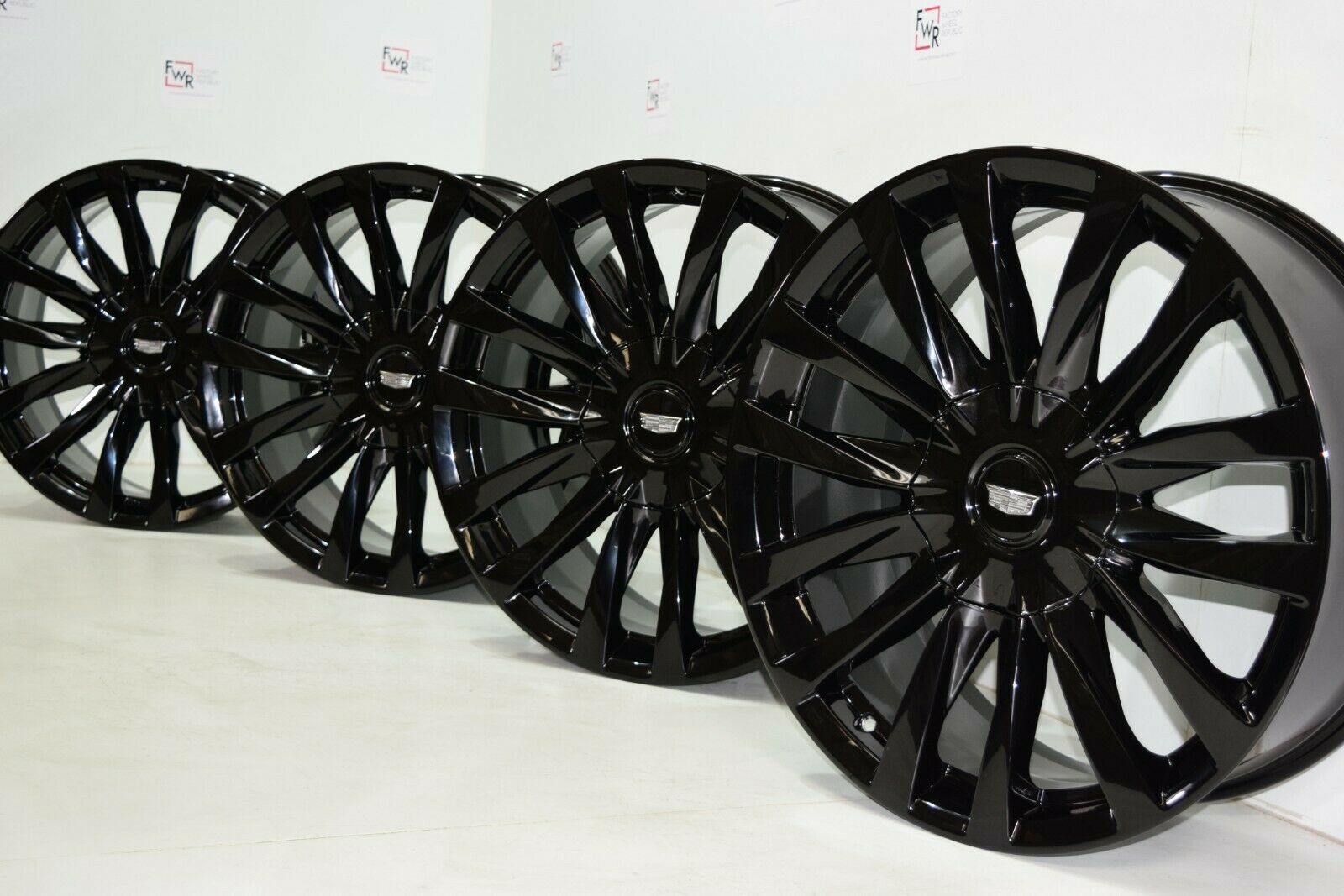 22″ Cadillac Escalade Platinum Black Factory OEM ORIGINAL wheels rims 2020 2021 2022 2023
