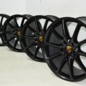 20″ PORSCHE CAYENNE 2019 2020 2021 Factory OEM original wheels rims satin black