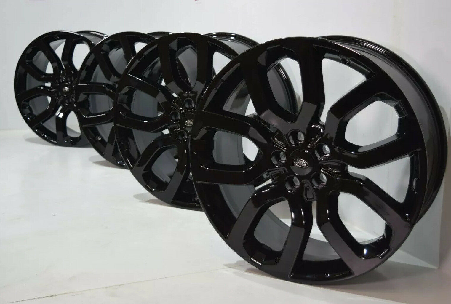 22” Range Rover Land Factory OEM Original Wheels Rims Black