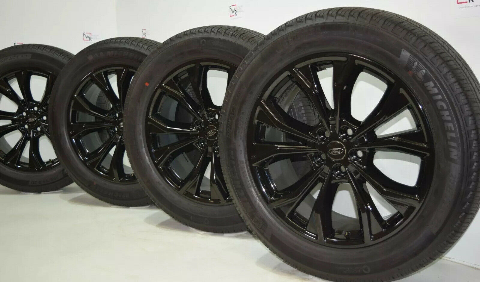 20″ Ford Explorer 2020 2021 BLACK rims wheels Factory OEM stock NEW tires