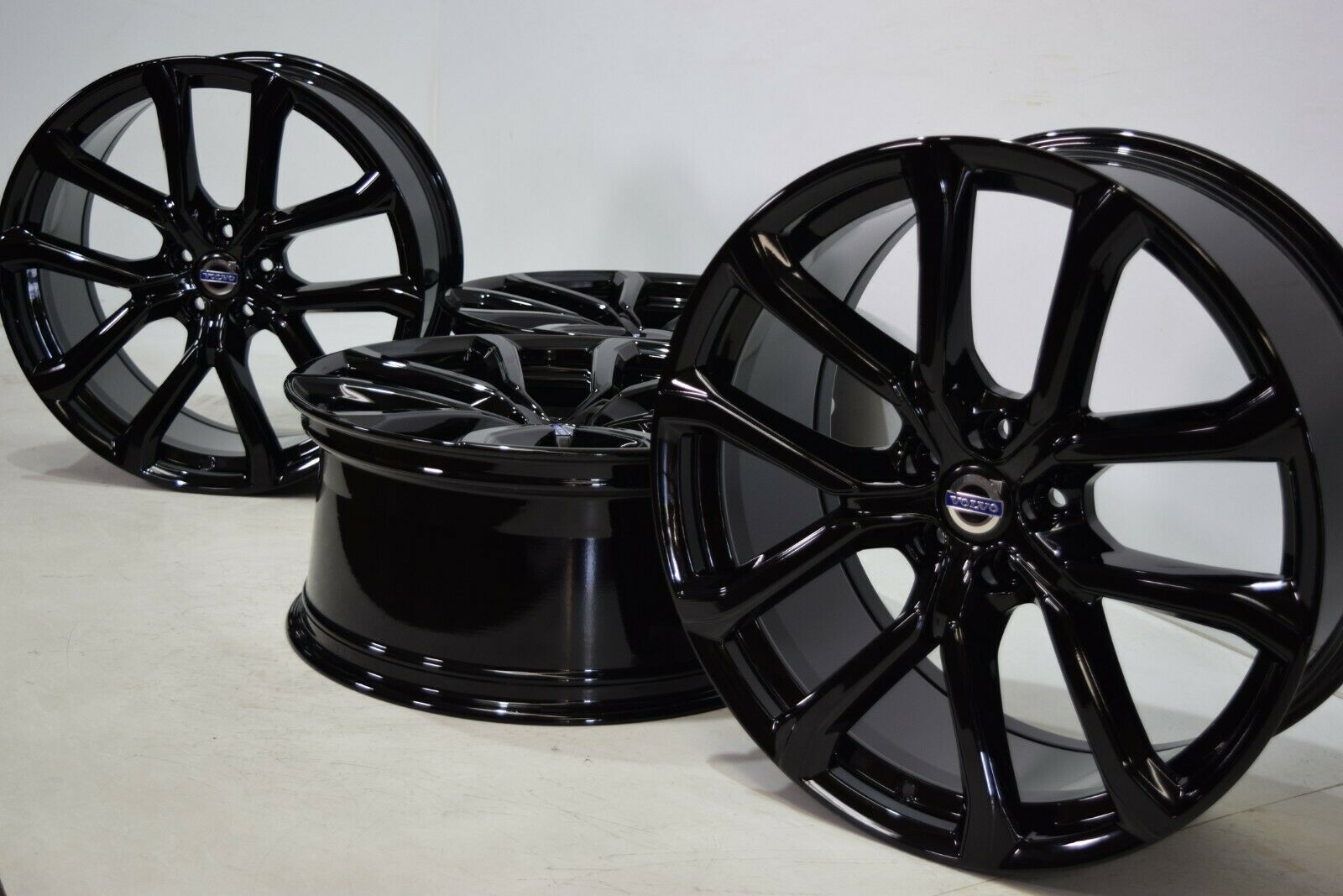 20″ VOLVO XC90 XC 90 BLACK Factory OEM Authentic Wheels Rims 2016 – 2021