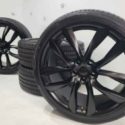 21″ Tesla Model S Black Arachnid Factory Wheels Rims Tires Factory OEM Authentic