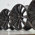 19″ Tesla Model 3 Rims Wheels OEM 2018 2019 2020 21 GENUINE FACTORY Satin Black