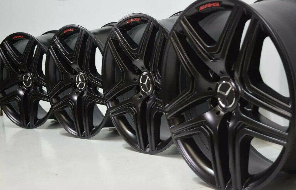 20″ MERCEDES G63 G550 G500 RIMS BLACK Factory OEM Authentic wheels rims  Red