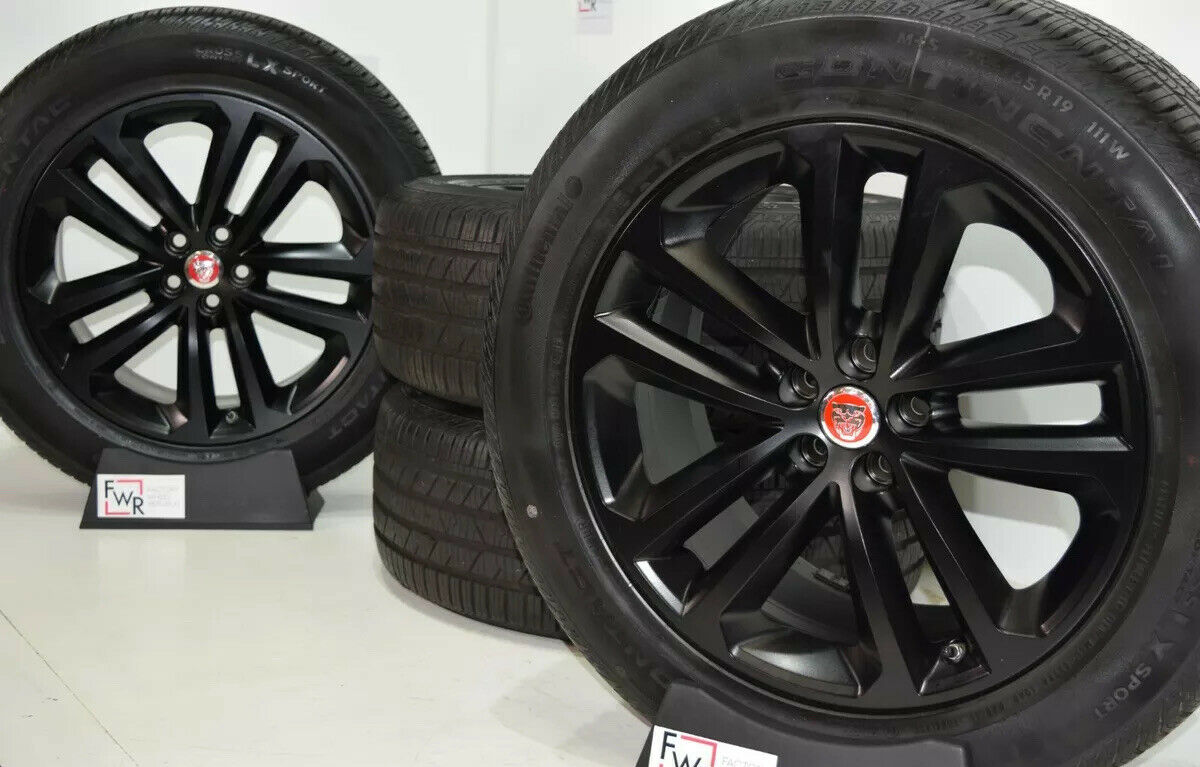 19″ Jaguar F-Pace F Pace 2016 2017 2018 2019 2020 BLACK  Factory OEM wheels rims