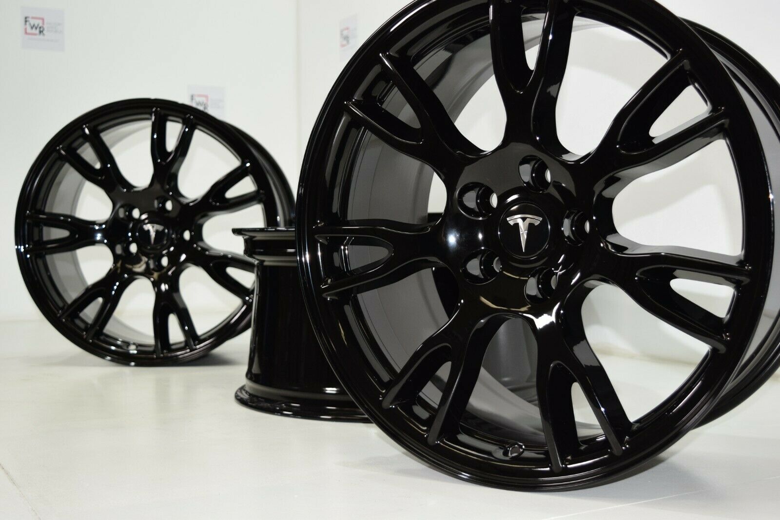 19″ Tesla Model S 2021 2022 black Factory OEM Authentic Plaid Wheels Rims