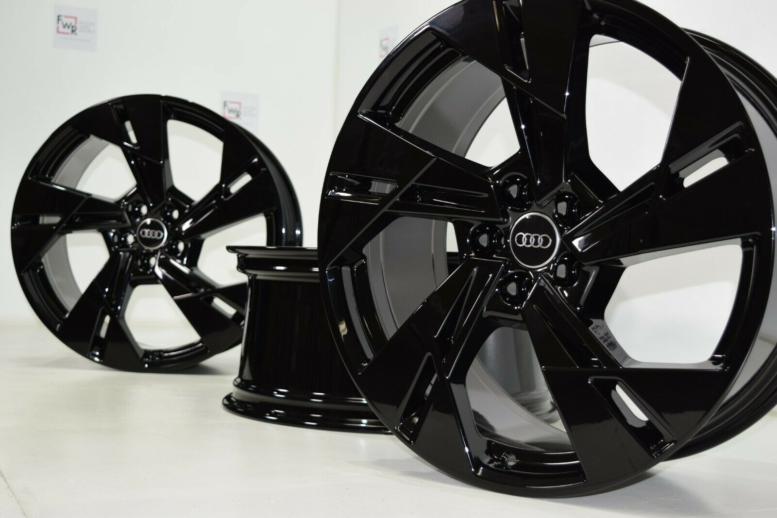 20″ Audi E-Tron S4 A4 Q5 Black Factory OEM wheels rims 2018 2019 2020 2021 95016
