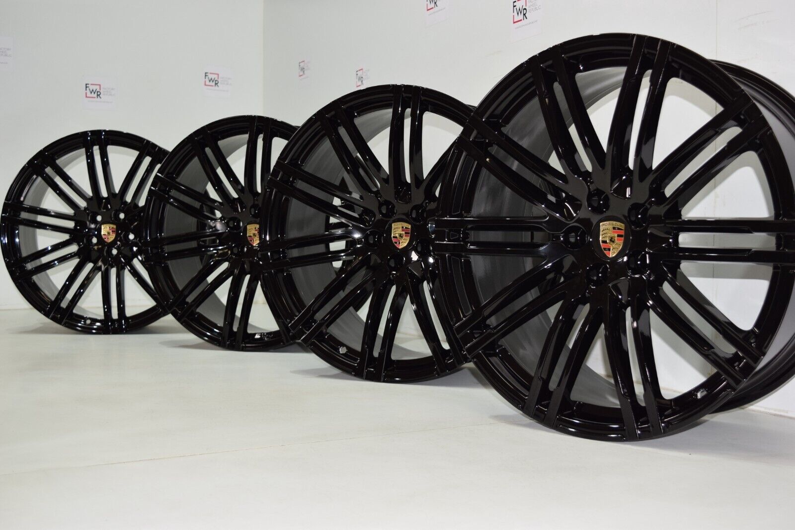 21″ Porsche Macan 21-inch Turbo III Factory OEM Authentic Black wheels rims