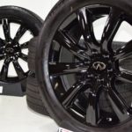 22″ Infiniti QX56 QX80 2011-2023 22″ Black RAYS Factory OEM Wheels Rims tires