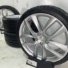 21″ Tesla Model S Silver Arachnid Factory Wheels Rims Tires Factory OEM Original