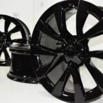 20″ Tesla X Plaid Wheels rims 2022 Factory OEM GLOSS BLACK New Style Model X