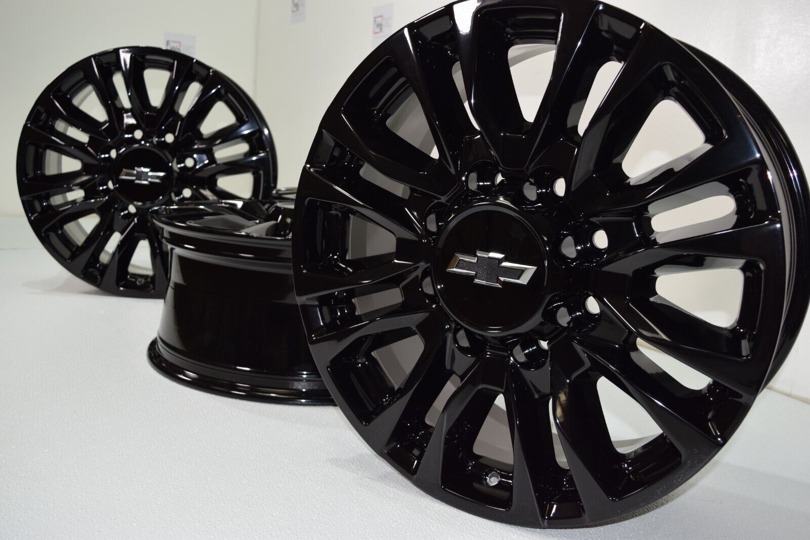 20″ Chevy Silverado High Country black 2500 3500 Factory OEM wheels rims 5961