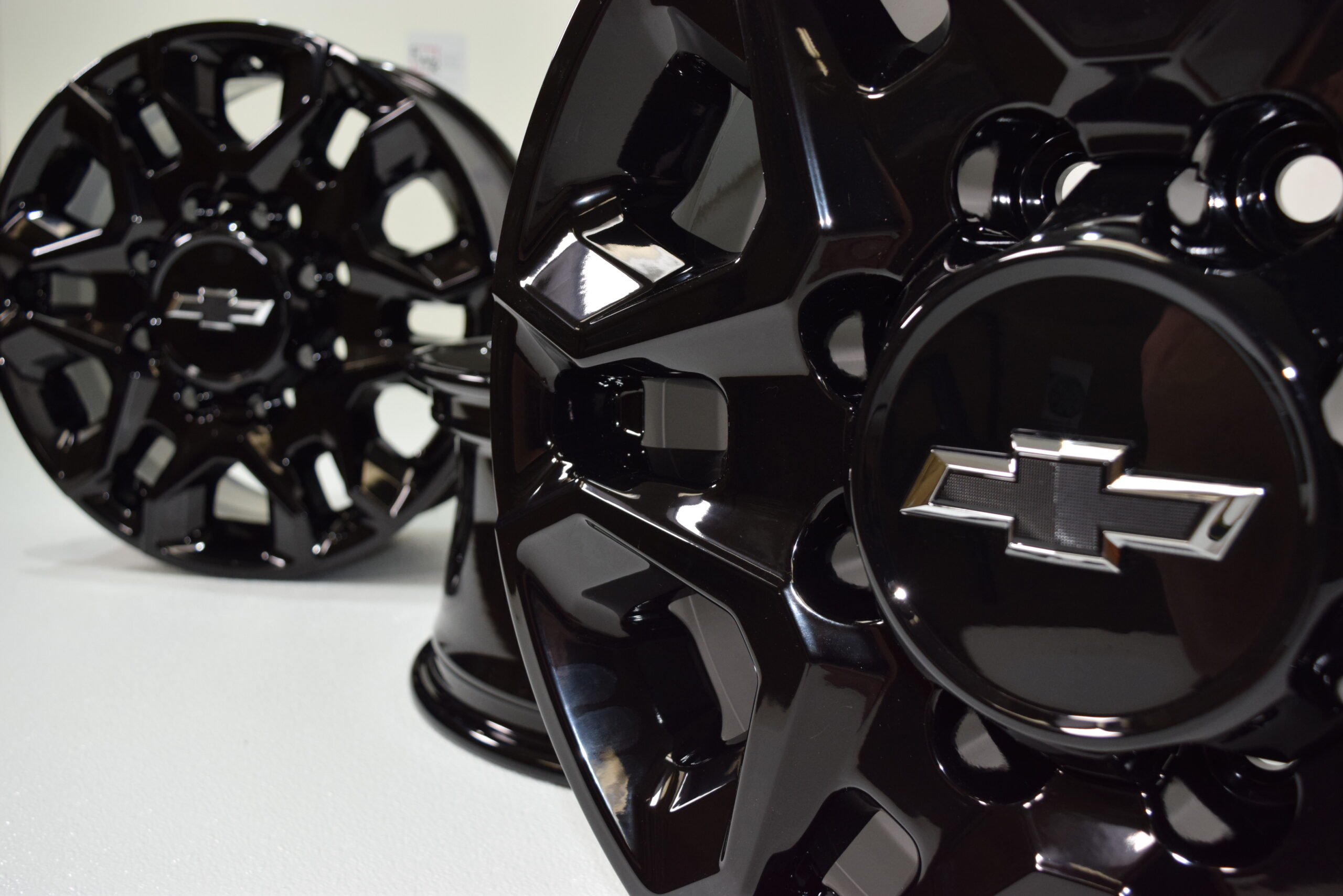 18″ Chevy Silverado 2500 3500 Factory OEM Wheels Rims Gloss Black 2020 2021 2022 2023