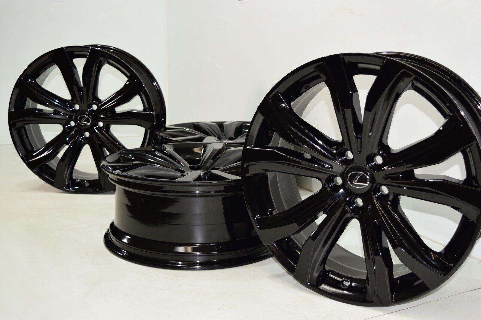 20″ Lexus RX350 RX450H Black Wheels Rims Factory OEM Set 74338