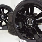 22″ Rolls Royce Cullinan black Wheels and Tires Factory OEM 2020 2021 2022 2023