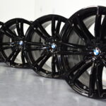 BMW OEM G90 M5 M6 2018+ 706M 20″ M Double Spoke Wheels Black Set Of 4