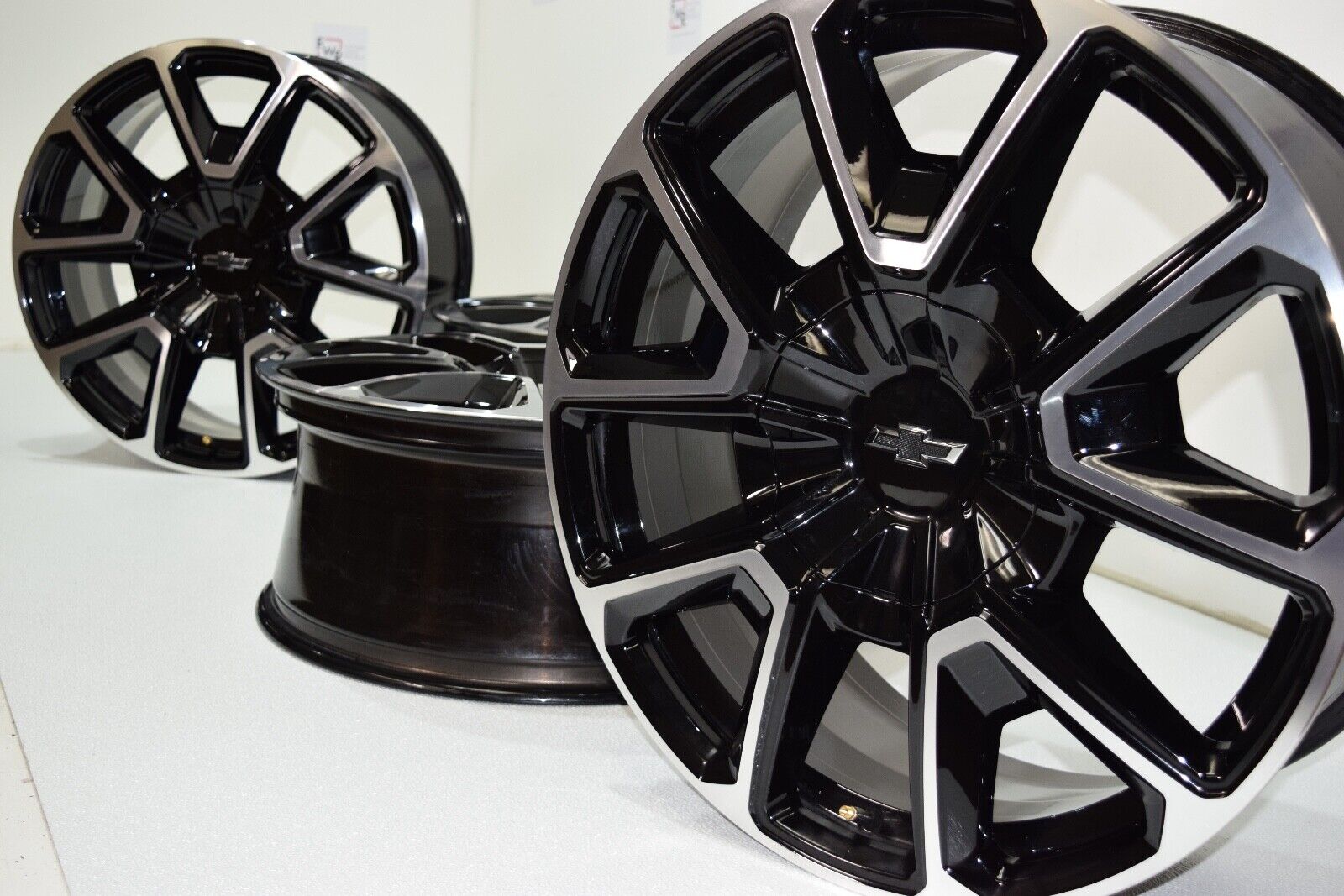 22″ Chevy 1500 Tahoe Suburban RST Factory OEM Black Rims Silverado