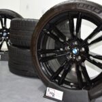 BMW OEM G90 M5 M8 2018+ 706M 20″ M Double Spoke Wheels Black Set Of 4