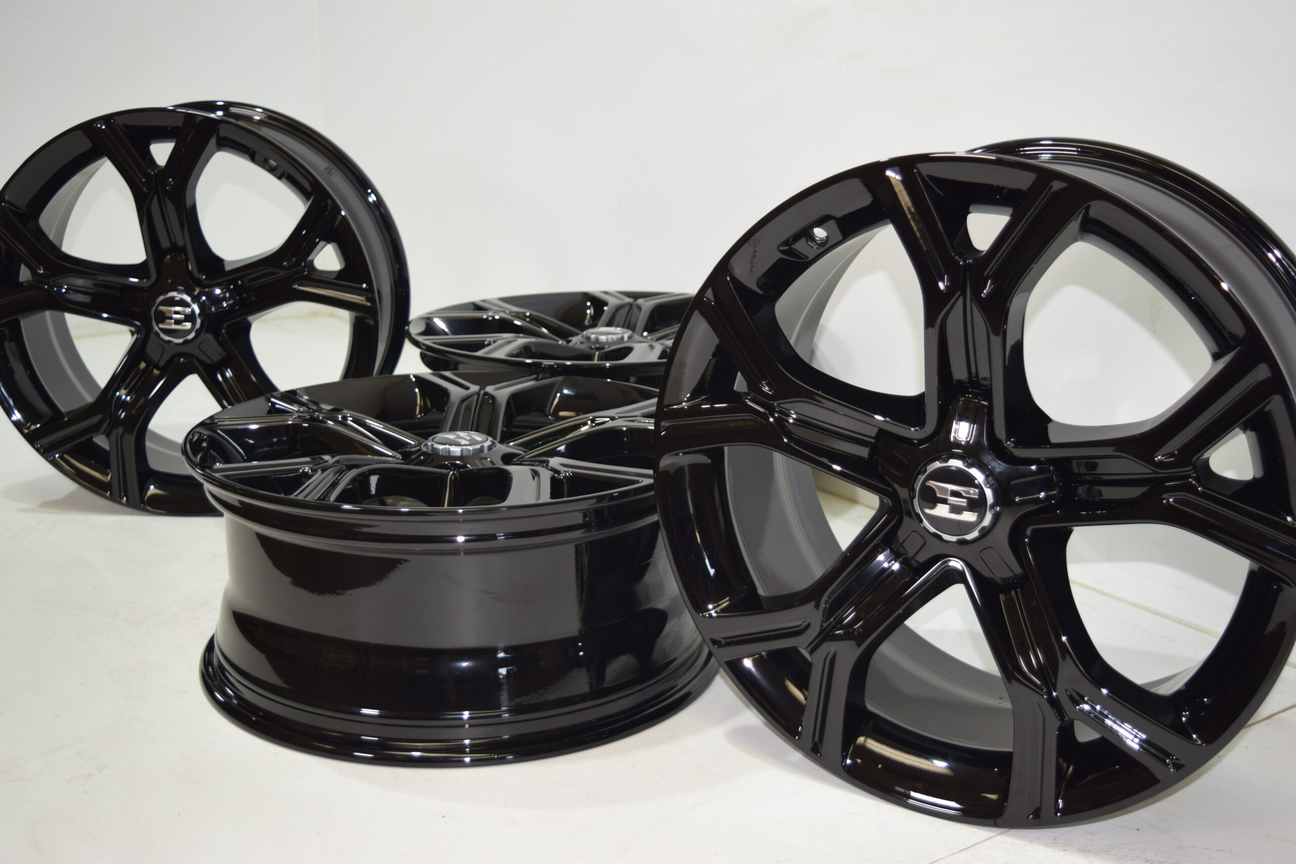 19″ Kia Stinger GT Staggered Black Factory OEM 2015-2023  Rims