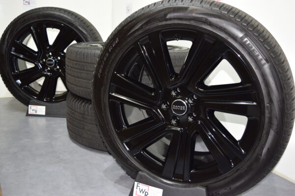 22″ Range Rover AUTOBIOGRAPHY FACTORY OEM wheels rims tires BLACK 2022 ...