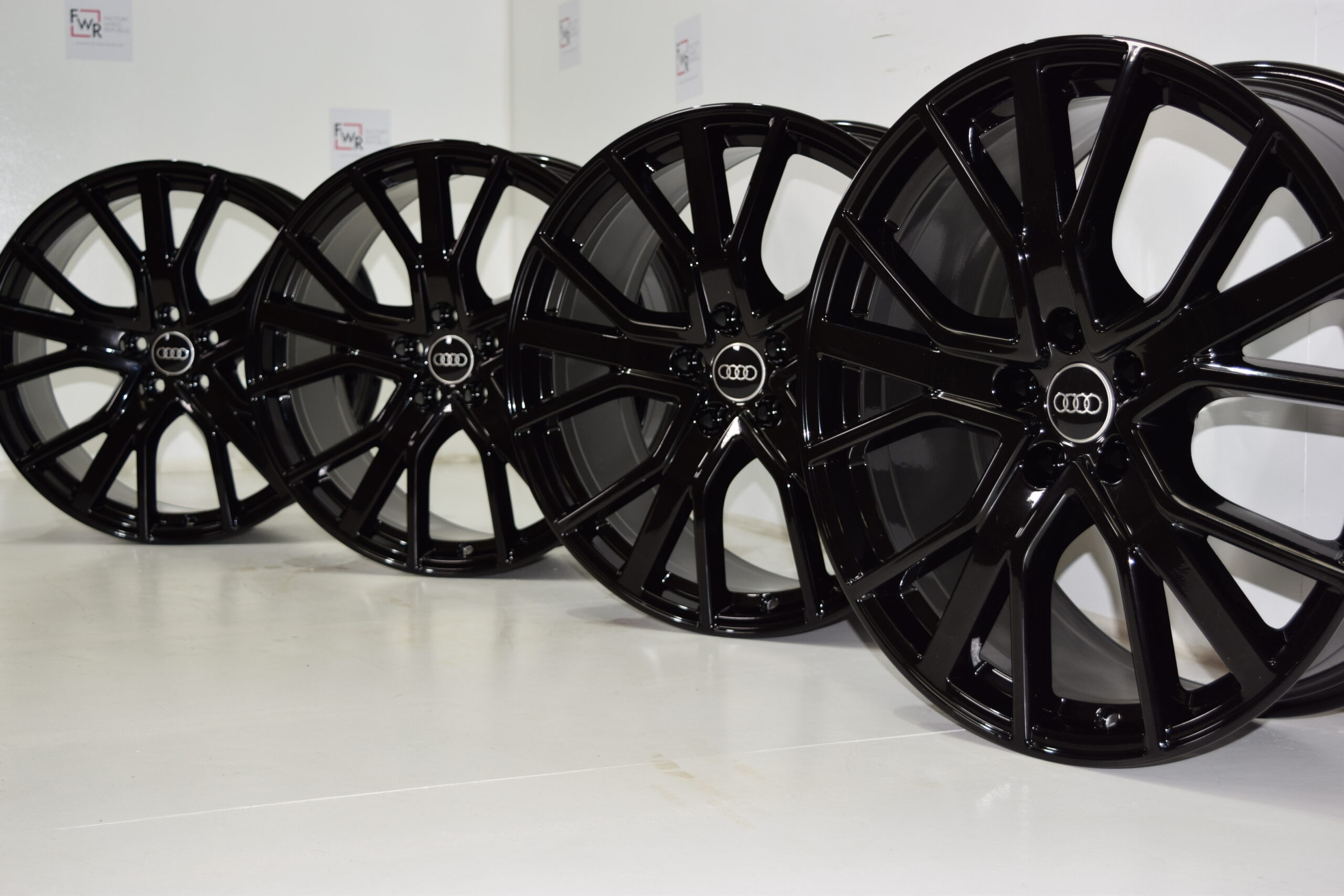 22″ Audi Q8 SQ8 SQ7 Black 2019 2020 2021 2022 2023 96815 Factory OEM wheels rims