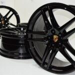 20″ Porsche Macan GTS Factory OEM Genuine Turbo Wheels Rims black
