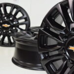 20″ Chevy Silverado High Country satin black 2500 3500 Factory OEM wheels rims 5961