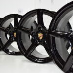 19″ Porsche Cayman Boxster Factory OEM black rims wheels