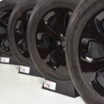 20″ Land Rover Defender Wheels Tires Set (5) Gloss Black Factory OEM