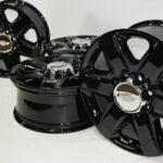 20” CHEVY SILVERADO 2500 3500 20-24 Factory OEM BLACK Alloy Wheels Rims 5962