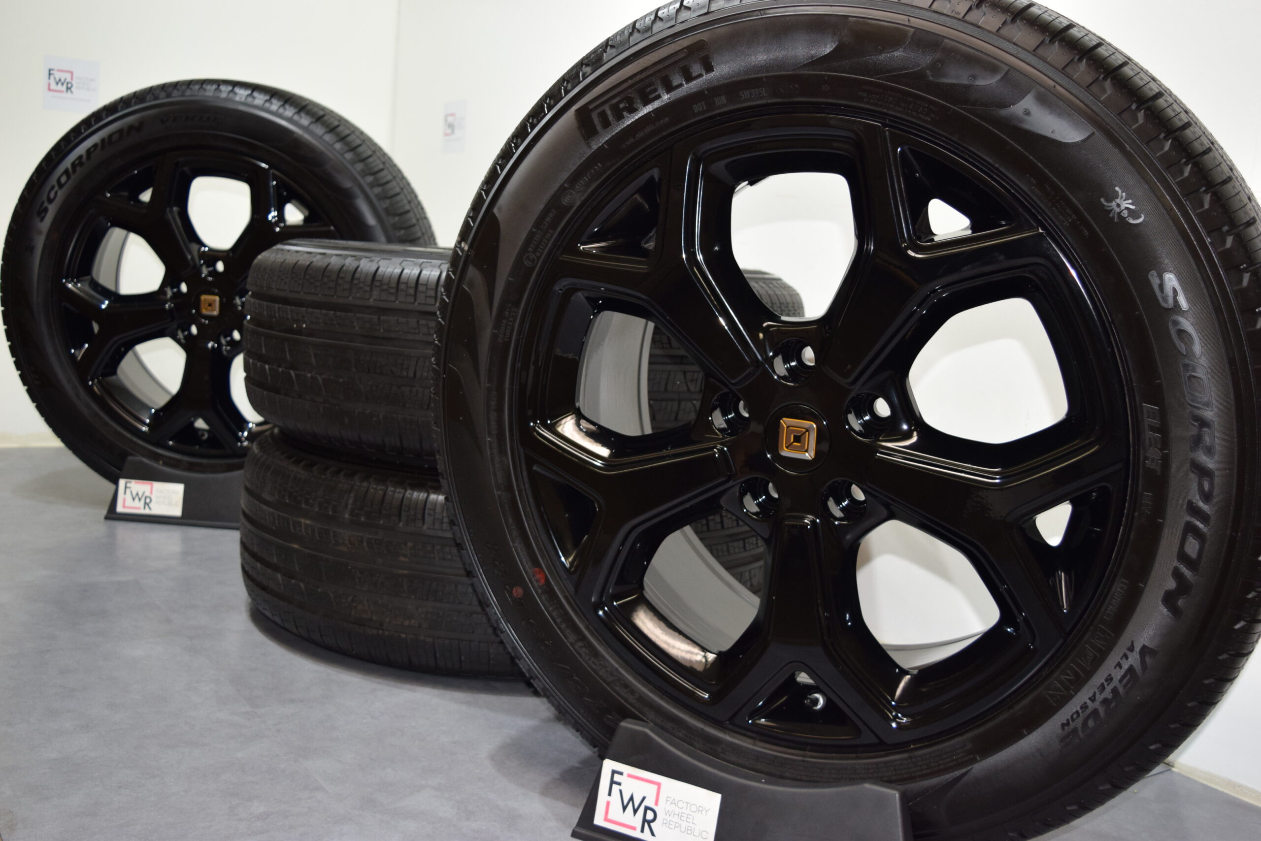 21″ Rivian R1T R1S Factory OEM original wheels and tires BLACK