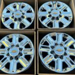 20″ Chevy Silverado High Country 2500 3500 Factory OEM chrome wheels rims 2024