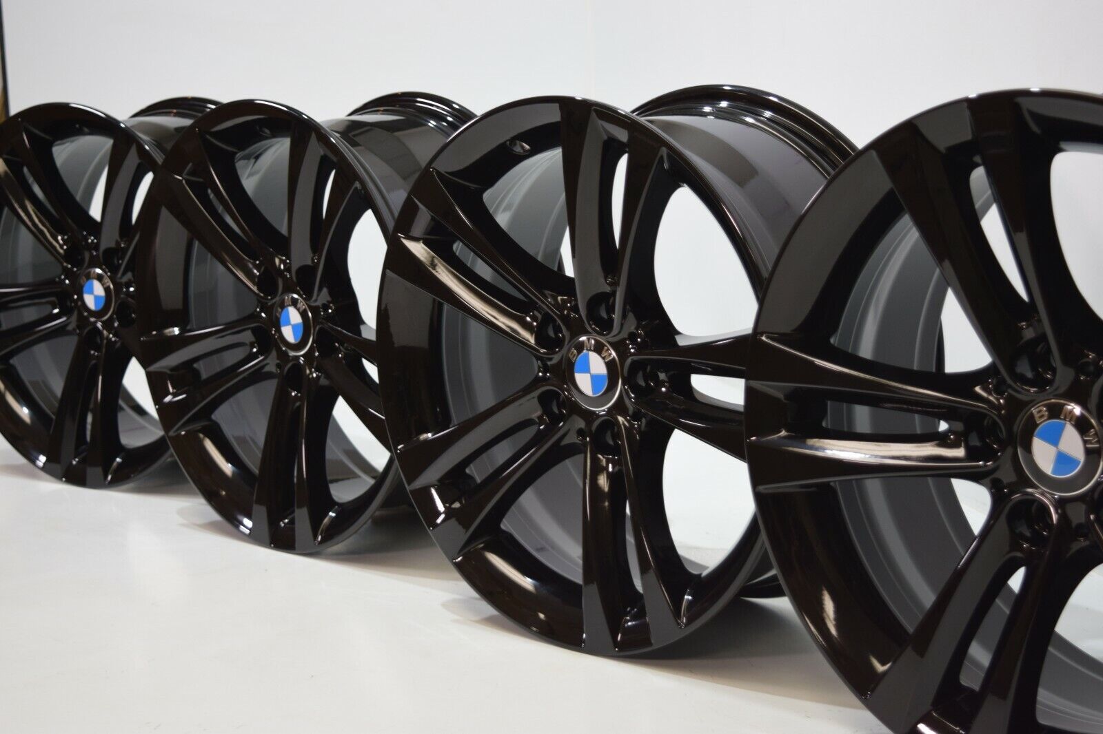 18″ BMW 335i 328i 428i 330i 4 Factory OEM wheels rims BLACK 2011-2018 18 71540