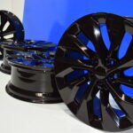 21″ Lucid Air Factory OEM Grand Touring Gloss black wheels rims 2022 2023 2024