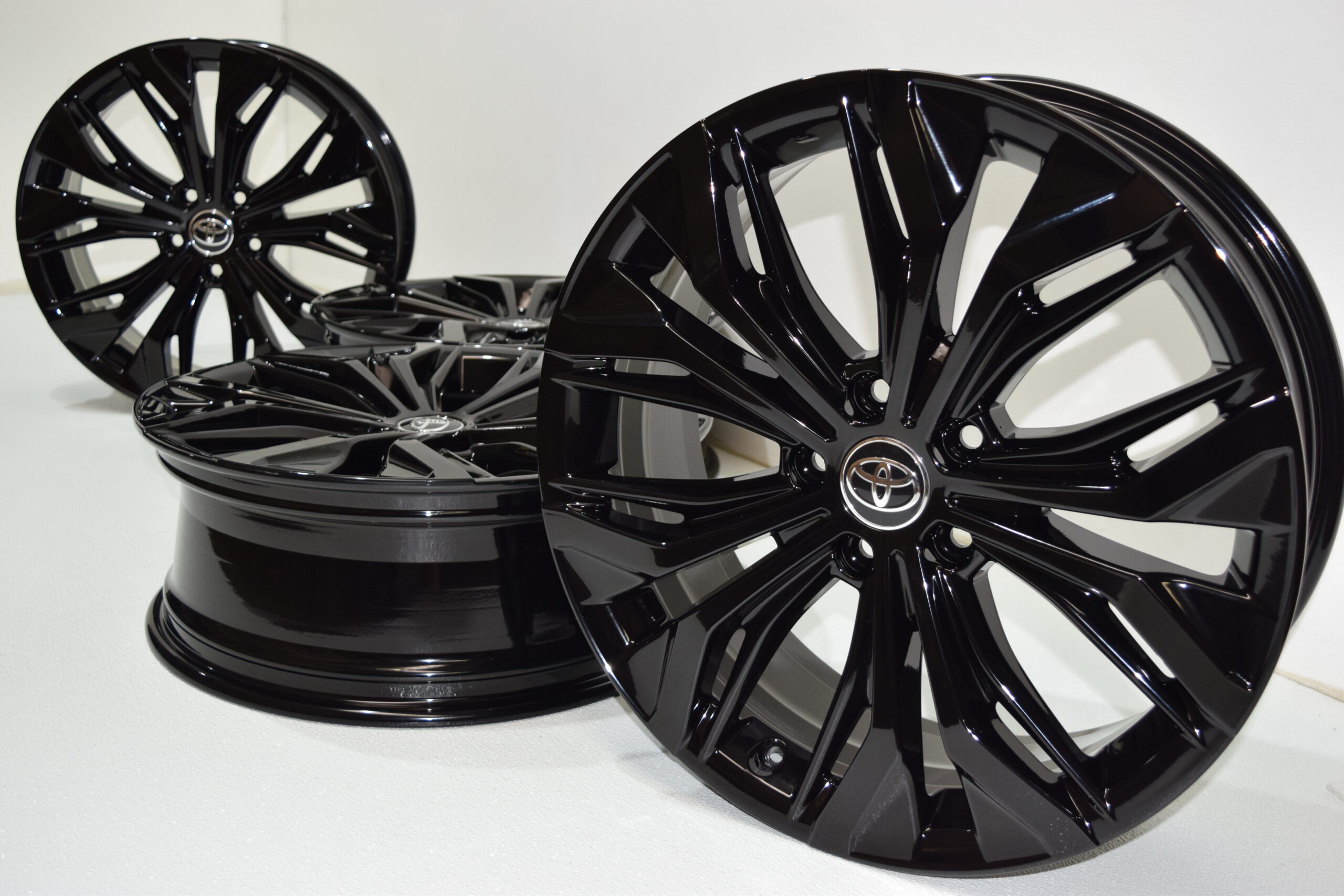 19″ Toyota Crown Camry Black OEM Wheels Factory Original Rims 4261130K60 75330