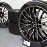 20″ Mercedes S580 AMG Factory OEM wheels and tires S500 S550 S560 S45