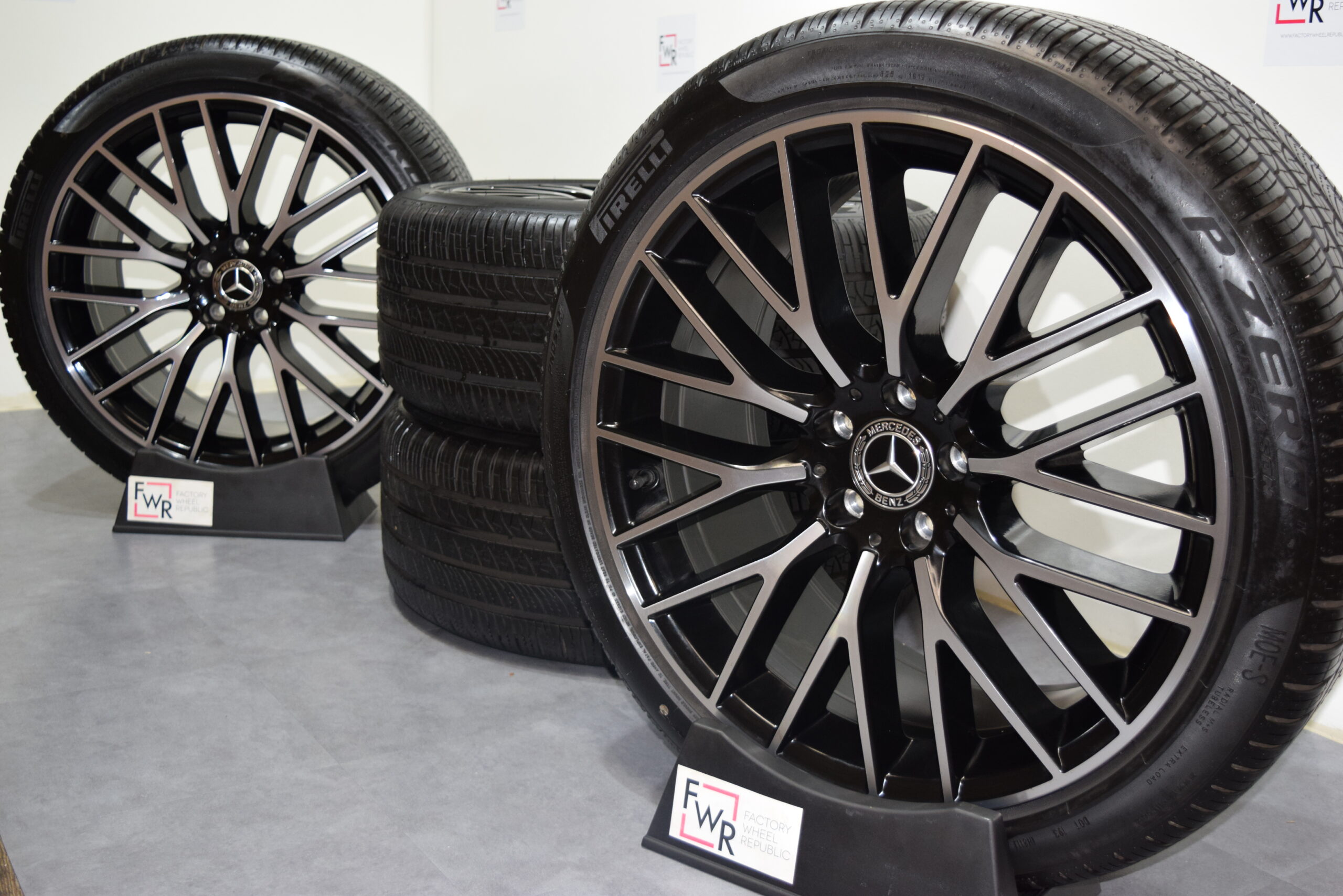 20″ Mercedes S580 AMG Factory OEM wheels and tires S500 S550 S560 S45
